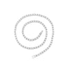 Full Rhinestone 4mm Wide Tennis Link Chain 8/18/20/24 Length Necklace Shiny Jewelry Men Women Hip Hop Gift - Image 8