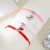 Magnetic Heart Couple Bracelets Set of 2 Braided Rope - Image 57