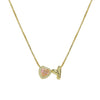 Delicate Heart Pink Zircon Mini Letter Pendant Necklace for Women Gold Plated Balloon Bubble Initial Alphabet Jewelry - Image 8