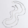 Punk Clavicle Flat Blade Snake Link Choker Necklace Gold Silver Color Stainless Steel Double Necklace Women Jewelry Gift - Image 4