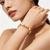 6mm Crystal Necklace Bracelet Set For Women Colorful Boho Color Zirconia Claw Seting Jewelry Set - Image 3