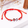 Woven Butterfly Flower Cord Bracelet with Adjustable Length - Image 24