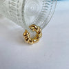 C-Shaped Clip-On Ear Cuff with Water Drop Detail - Image 41
