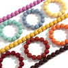 Two-Piece Acrylic Bead Necklace and Bracelet Set with Geometric Shapes - Image 6