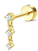Flat-Back Cartilage Piercing Studs and Hoops in Multiple Styles - Image 18