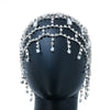 Stonefans Tribal Mesh Headpiece Jewelry Bridal for Women Wedding Boho Tassel Hair Accessories Luxury Designer Elegant Girls