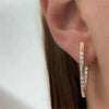 V-shaped Dangle Earring for Women Vintage Micro Inlaid Zircon Earrings Party Jewelry Accessory Gifts - Image 3