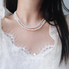 Pearl-Style Choker Necklace with Layered Bead Details - Image 46
