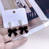 Sweet Temperament Small Fresh Bamboo White Lily Of The Valley Flower Earrings Elegant And Gentle Asymmetric Earrings - Image 11