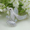 Shiny Rhinestone Hummingbird Brooches For Women Clothing Coat Jewelry Accessries Gift - Image 3