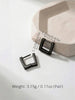 1 Pair Stainless Steel Geometric Square Unisex Punk Rock Earrings Women Men Piercing Push-Back Clip Ear Rings Party Jewelry - Image 10