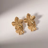 Vintage Metal Three Flower Dangle Earrings for Women Bling Long Tassel Rhinestone Chain Earrings Exaggerated Elegent Jewelry - Image 8