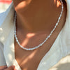 Simple Imitation Pearl Necklace for Women Man Teens Punk Hip Hop Choker Hip-Hop Punk Jewelry - Image 8