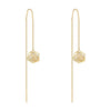 Shiny Zircon Ball Flower Pendant Long Earline For Women's or Girl‘s Jewelry Unusual Earring Ear Accessories - Image 6