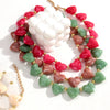 Cute Acrylic Heart Beads Choker Necklace for Women Resin Geometric Heart-shaped Beaded Collar Necklaces Girls Party Jewelry Gift - Image 21