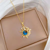 Star Moon Mythology Full Zirconia Luxe Elegant Full Zirconia Necklace for Women, Versatile Collarbone Chain - Image 3