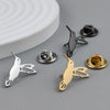 gold-plated stainless steel brooch: cute hummingbird design, lapel pin, gift for friends - Image 2