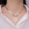 Classic Star of David Pendant Necklace for Men Women Stainless Steel Geometric Hexagon Amulet Casual Jewelry Party Gift - Image 4