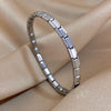 Vintage Belt Buckle Stainless Steel Elastic Bracelet for Women Classic Two Tone Watchband Bangle Bracelets Jewelry - Image 3