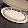 Imitation Pearl Beaded Necklace or Bracelet with Cubic Zirconia Round Clasp - Image 18