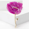 Resin Rose Flower Brooch with Pin Back in Multiple Colors - Image 11