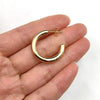 Customizable C Shape 6Pcs/Lot Gold Stainless Steel Hearts Earrings - Image 2