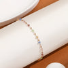 Bohemian Colorful Rhinestone Adjustable Anklet for Women Summer Beach Gold Color Thin Feet Chain Party Jewelry Accessories - Image 3
