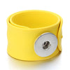 Leather 18MM Snap Button Bracelet Bangle Handmade Braided Leather Snap Bracelets for Women Men Buttons Jewelry - Image 23