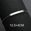 Personalized Bracelet For Men Women Stainless Steel Multi Styles Blank Nameplate Heart Bracelet Party Jewelry Gift - Image 31