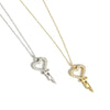 2.0 Heart Shaped Small Lock Core Chastity Cage Universal Key Necklace with Brass Invisible Lock Core Bondage Cock Cage Gifts - Image 4