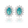Gica Classic Multicolor 4 6mm Oval Flower Stud Earrings For Women Wedding Party Minimalist Jewelry Valentine's Day Gift - Image 7