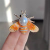 Cute Rhinestone Bee Brooch Women Party Accessories Insect Pearl Corsage Brooches Clothing Accessories - Image 13