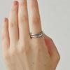 Ripple Stainless Steel Band Rings in Gold Tone and Silver Tone - Image 18