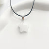 Stone Hexagon Crystal Rose Quartz Opal Star Pendant Necklace for Women Fluorite Lapis Bullet Pendulum Jewelry Gift - Image 17