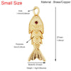 Enamel Fish Bone Squid Marine Sea Dalphin Charm Pendant, Gold Silver Plated Zircon Jewelry Finding Supplies - Image 43