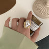 Starfish Pearl Ring Shape Gold Color Adjustable Rings For Women Korean Jewelry Party Accessory - Image 3