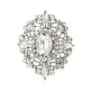 Vintage Baroque Geometric Crystal Zircon Brooches For Women Rhinestone Pins Party Office Accessory Practical Jewelry Gift - Image 8