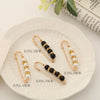 Imitation Pearl and Rhinestone Safety Pin Brooch with Multiple Designs - Image 45