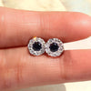 Dainty Cubic Zirconia Stud Earrings for Women White/Green/Blue/Red CZ Daily Wear Simple Stylish Piercing Jewelry - Image 4