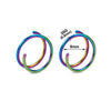 2Pcs Single Piercing Double Hoop Septum Nose Ring Steel Spiral Lip Nose Rings Cartilage Tragus Daith Piercing Earrings - Image 12