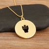 Round Cross Pendant Necklace For Women Men Christian Bible Runes Copper Jewelry Accessories Daily Party Gifts - Image 5