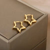 Heart Stainless Steel Earrings for Women Zircon Gold Color Hoop Earring Aesthetic Ear Piercing Jewelry Accessories - Image 24