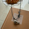 Cute Golden Fish Braided Rope Adjustable Necklaces For Women Niche Sweater Jewelry Accessory Gift Party - Image 6