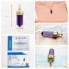 Wolf Tooth Hexagon-shape Maze Pendant Summer Jewelry Vintage Silver Gift For Women Men - Image 5