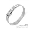 10pcs 8mm/10mm Stainless Steel Bracelet Bangles Wristband Accessory Fit Jewelry For Slide Letters Charms - Image 11