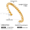 Classic Gold Color Plated Spiral Multi-Layer Surround Telephone Line Open Bracelet Stainless Steel Jewelry - Image 8