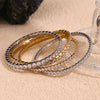 3mm 4mm Elastic Square Zircon Bracelet Stainless Steel Shiny Jewelry Gold/Silver Color Women Decoration Charm - Image 6