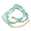 Blue Stone Choker Necklace Irregular Gravel Aquamarines Crystal Quartz Chip Beads Necklace For Women Jewelry - Image 21