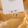 Sliver Color Asymmetrical Water Drop Earrings for Woman Retro Punk Hip Hop Metal Geometric Irregular Earrings Jewelry - Image 11