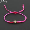 Colorful Woven Rope String Bracelet Boho Cross Charm Bracelets for Women Girls Handmade Jewelry Lucky Gift - Image 12
